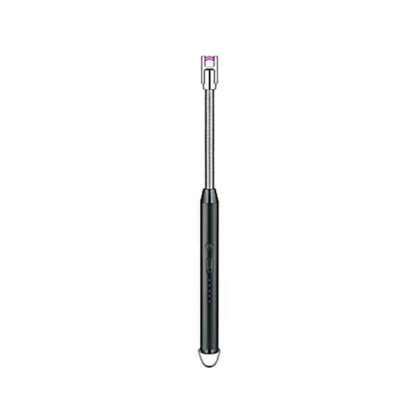 USB Rechargeable Electric Lighter Black Metal Pakistan